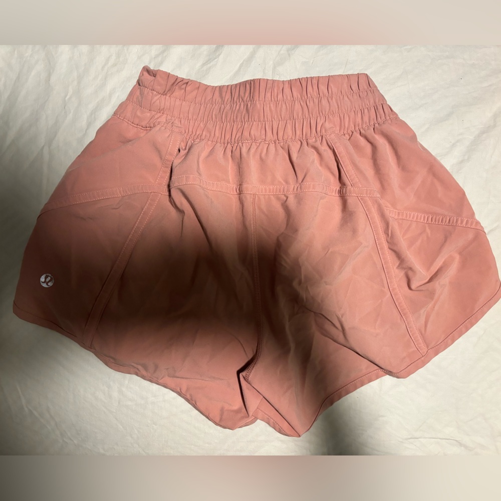 Lululemon pink tracker shorts size 4